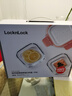 樂(lè )扣樂(lè )扣（LOCK&LOCK）玻璃保鮮盒套裝微波爐加熱飯盒耐熱玻璃便當盒多尺寸3件套 曬單實(shí)拍圖