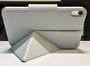 PITAKA適用蘋(píng)果iPad mini7/6保護套2024款橫豎兩用磁吸雙面夾支架殼帶筆槽超輕薄防彎pu保護殼藍色  曬單實(shí)拍圖