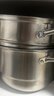 美廚（MAXCOOK）316L不銹鋼蒸鍋三層30cm家用復底蒸煮湯鍋燃氣灶電磁爐通用MCZ043 曬單實(shí)拍圖