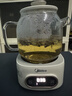 美的（Midea）花漾0膠水全玻璃全自動(dòng)養生壺 辦公室多功能煮茶壺 燒水壺電熱水壺煮茶器1L YS10B101 曬單實(shí)拍圖