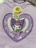 G.duck3-15歲變臉衣服兒童可變圖案T初秋女童美樂(lè )蒂公主變色亮片長(cháng)袖棉t 紫-單衛衣-庫洛米 130 cm 曬單實(shí)拍圖