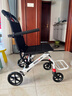 凱萊寶輪椅折疊老人超輕便旅行便攜式手動(dòng)鋁合金手推車(chē)可上飛機殘疾康復 1輕便減震款+折疊小巧易攜帶【便攜出門(mén)】ZT 曬單實(shí)拍圖