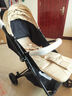 FORSUNNY嬰兒車(chē)推車(chē)0-3歲用折疊可坐可躺帶減震輕便雙向高景觀(guān)遛娃神器 新生嬰幼兒手推車(chē)【一鍵收車(chē)+推桿換向+遮陽(yáng)傘蓬】卡其 兒童寶寶溜娃神器硬板護脊布套可拆洗 曬單實(shí)拍圖