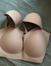 幸棉（LUCKMEEY）墊肩內衣粉底液無(wú)痕隱形小胸顯大聚攏防下垂膚色直角肩文胸罩女 曬單實(shí)拍圖