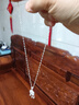 傾愛(ài)999足銀吊墜平安長(cháng)命鎖項鏈中式國風(fēng)鎖骨鏈生日禮物送女友 曬單實(shí)拍圖