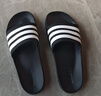 adidas ADILETTE SHOWER休閑實(shí)用舒適拖鞋男女阿迪達斯官方輕運動(dòng) 黑/白 (偏小，推薦買(mǎi)大1碼)   44.5 曬單實(shí)拍圖