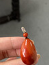 百星一月南紅瑪瑙水滴無(wú)事牌吊墜 款九 M10818m 曬單實(shí)拍圖