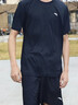 安踏速干運動(dòng)套裝男士春夏季冰絲透氣短袖短褲健身跑步訓練衣服兩件套 基礎黑-2 XL (男180) 曬單實(shí)拍圖