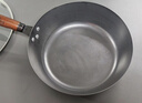 帥康（Sacon）炒鍋鐵鍋無(wú)涂層炒菜鍋精鐵平底不粘鍋燃氣電磁爐通用28cm帶蓋 曬單實(shí)拍圖