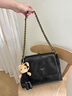 GIEVSZHE女包2026新款包包輕奢侈女士單肩腋下鏈條包情人節生日禮物送老婆 黑色 禮盒裝 曬單實(shí)拍圖