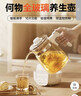 何物養生壺全玻璃保溫一體全自動(dòng)恒溫燉煮一體多功能燒水壺電熱水壺電陶爐煮花茶壺恒溫水壺家用辦公室 1.5L 【標準款】全玻璃養生壺+純玻璃杯蓋 7天免費試用丨不滿(mǎn)意免費退丨官方權益保障 曬單實(shí)拍圖