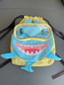 BIBK鯊魚(yú)兒童游泳收納包干濕分離兒童專(zhuān)用泳衣泳包背包雙肩包 藍色鯊魚(yú)（無(wú)鞋位） 曬單實(shí)拍圖