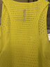悅步風(fēng)洞背心男女款馬拉松跑步透氣吸濕排汗速干運動(dòng)背心T恤上衣 檸檬黃【女款風(fēng)洞背心】 M 曬單實(shí)拍圖