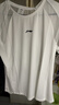 李寧（LI-NING）短袖女T恤運動(dòng)上衣健身瑜伽服透氣網(wǎng)紗短袖跑步上衣白2XL/185 曬單實(shí)拍圖