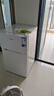 美的（Midea）88L兩門(mén)小冰箱白色迷你冰箱租房宿舍辦公室小型家用雙溫可冷凍冷藏節能BCD-88CM 曬單實(shí)拍圖