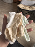 全棉時(shí)代兒童襪子7A抗菌嬰幼兒寶寶純棉中筒襪 咖藍白 10-12cm 曬單實(shí)拍圖