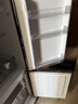 HYUNDAI（韓國現代）大容量雙開(kāi)門(mén)二門(mén)冰箱 家用中型小型電冰箱冷凍冷藏租房宿舍節能省電 223L灰【一級能效+日銷(xiāo)過(guò)百】 曬單實(shí)拍圖