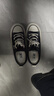 人本春夏帆布鞋女透氣網(wǎng)布女鞋子厚底增高休閑鞋 黑色（帆布款） 39  曬單實(shí)拍圖