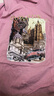 百圖betu女裝夏季新款T恤印花圖案短袖寬松百搭T恤上衣女2404T32 粉紅 M 曬單實(shí)拍圖