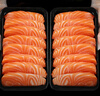 挪威冰鮮三文魚(yú)刺身中段魚(yú)腩大西洋鮭開(kāi)袋即食健康輕食魚(yú)類(lèi)凈重 【2盒】中段切片 400g 曬單實(shí)拍圖