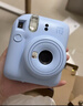 富士（FUJIFILM）立拍立得mini12 升級款 mini13 拍立得相機一次成像拍照 生日送禮物 Mini12 繡球藍 國際版 曬單實(shí)拍圖