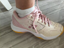 YONEX尤尼克斯羽毛球鞋yy女款訓練透氣緩震SHB101CR 米粉 39 曬單實(shí)拍圖
