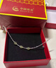 中國黃金（CHINA GOLD）S925銀招財納福手鏈女款和田玉碎碎銀子手飾婦女節生日禮物送女友 【今/次日達】和田玉碎銀招財手鏈 曬單實(shí)拍圖