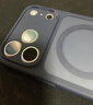 億色（ESR）Ai按鍵全包適用iPhone17promax手機殼蘋(píng)果17promax保護套17pm透明硅膠軟殼超薄磁吸鏡頭防摔深藍 曬單實(shí)拍圖