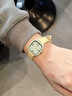歌莉侑（GCCLIYO）手表女生高顏值可愛(ài)小眾原創(chuàng  )初高中生女新款石英皮帶腕表閨蜜禮物 芝士黃【奶杏禮盒】 曬單實(shí)拍圖