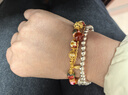 周大生【生日禮物】東方花園國潮手串古風(fēng)繡球流光手鏈送女友 曬單實(shí)拍圖