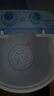 長(cháng)虹迷你洗衣機小型半全自動(dòng)內衣內褲家用單桶洗衣機洗脫一體母嬰兒童學(xué)生宿舍出租房公寓洗襪子神器 白色4.5KG+藍光除菌+瀝水籃 曬單實(shí)拍圖