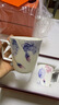 瑪戈隆特骨瓷馬克杯對杯 水杯茶杯早餐杯情侶對杯荷蓮盛宴精美禮盒裝 曬單實(shí)拍圖
