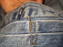 Levi's李維斯26年春夏新款男士美式復古工裝風(fēng)休閑牛仔夾克外套 藍色 M 曬單實(shí)拍圖