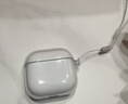 圖拉斯【2026年新款】適用airpods4保護套airpods四代保護殼適用蘋(píng)果耳機防摔防塵防刮硅膠散熱 透明 曬單實(shí)拍圖