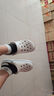 卡駱馳（CROCS）洞洞鞋貝雅卡駱班輕便耐磨一腳蹬休閑鞋|205089 白/深藍-126 41 /42(260mm) 曬單實(shí)拍圖