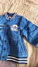 戴維貝拉兒童牛仔外套春裝男童運動(dòng)休閑棒球服上衣夾克 曬單實(shí)拍圖