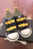 匡威Converse All Star 小童魔術(shù)貼男女童帆布鞋青少年百搭休閑鞋嬰童 曬單實(shí)拍圖