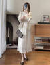 多姿韻高奢巨好看白色半身裙女春夏季2026新款雪紡百褶裙小個(gè)子a字傘裙 白色-短款 【輕奢品質(zhì)】 S /26 建議85-95斤 曬單實(shí)拍圖