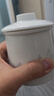 宅輕松 羊脂玉水墨茶杯陶瓷茶水分離過(guò)濾泡茶茶具中式帶蓋泡茶公道杯 曬單實(shí)拍圖