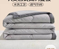 雅鹿·自由自在 A類(lèi)抗菌空調被春秋夏涼被子夏季單人薄被子150x200cm 淺灰 曬單實(shí)拍圖
