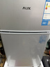 奧克斯小冰箱家用小型迷你冷藏冷凍兩用出租房宿舍用節能省電寢室辦公室電冰箱 【凈化去味】126銀色【高效保鮮 銅管速冷】22L 曬單實(shí)拍圖