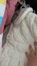 戴維貝拉（DAVE＆BELLA）兒童棉服秋冬新款洋氣女童棉襖棉衣小童保暖上衣女寶寶外套 白色【現貨】 130 cm（建議身高120-130cm） 曬單實(shí)拍圖