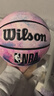Wilson威爾勝兒童5號籃球NBA扎染系列圖案隨機青少年兒童室內外5號籃球 曬單實(shí)拍圖