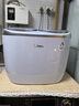 美的（Midea）雙子座分區洗衣機 迷你小型全自動(dòng)脫水內衣褲襪臺式波輪雙桶 高溫煮洗除菌除螨 洗襪子機內褲機 雙桶分區洗-MNBB10VH70E 雙筒 1kg 曬單實(shí)拍圖