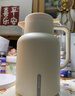 九陽(yáng)（Joyoung）保溫壺家用大容量保溫水壺玻璃內膽暖水壺學(xué)生宿舍熱水瓶2L白色 曬單實(shí)拍圖