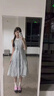 戀的連衣裙夏季2026新款收腰長(cháng)裙學(xué)生少女小個(gè)子高中初中女生夏天裙子 圖片色 均碼 (可備注碼數) 曬單實(shí)拍圖