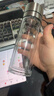 XDO一鍵開(kāi)蓋水杯男士茶杯雙層玻璃泡茶杯子防爆耐高溫全鋼蓋 曬單實(shí)拍圖