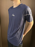 沃蘭迪運動(dòng)速干t恤新款夏季短袖半袖彈力吸濕排汗運動(dòng)t恤男圓領(lǐng)跑步健身 NAVY藍 L 曬單實(shí)拍圖