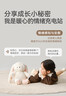 京東京造AI毛絨玩具兒童玩具JoyInside智能AI陪伴機器人生日禮物 云朵兔 曬單實(shí)拍圖