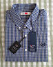 金利來(lái)襯衫男長(cháng)袖全棉透氣舒適基礎款格子襯衣SLT0060-LH152 寶藍 2XL  曬單實(shí)拍圖
